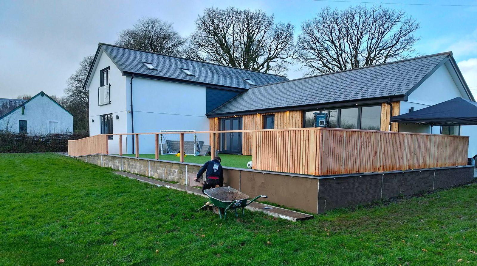 Single storey house extension built by Clifford Building Contractors